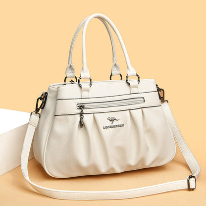 Bolso de mano de cuero