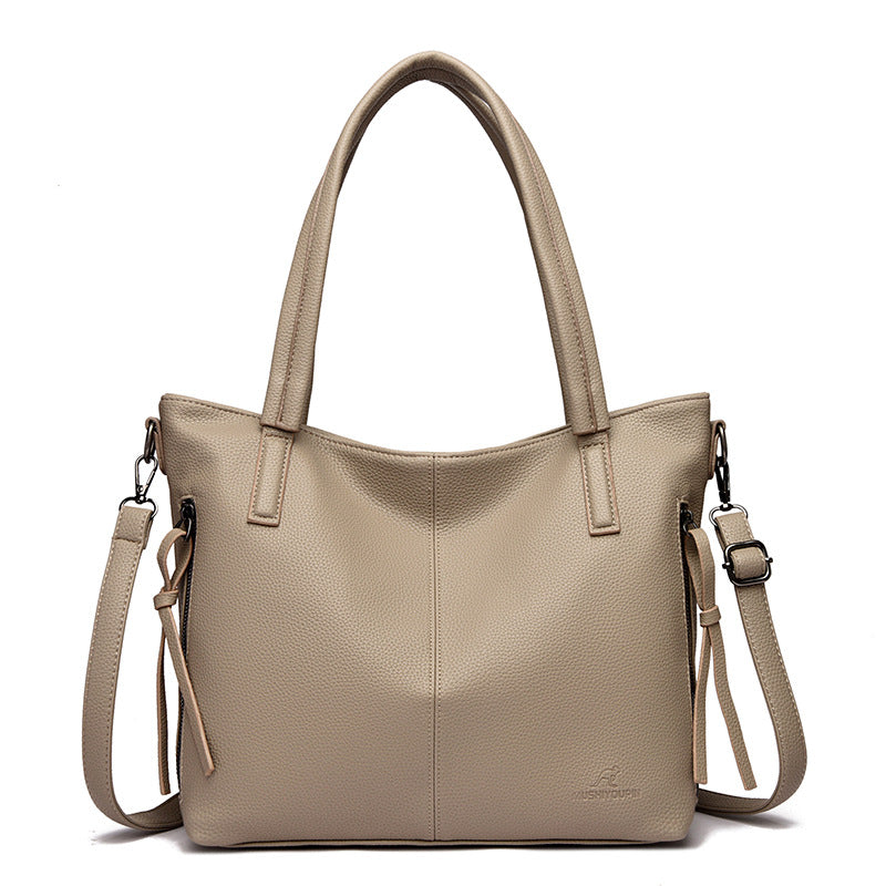 Bolso de Mano y Hombro de Piel Suave para Mujer