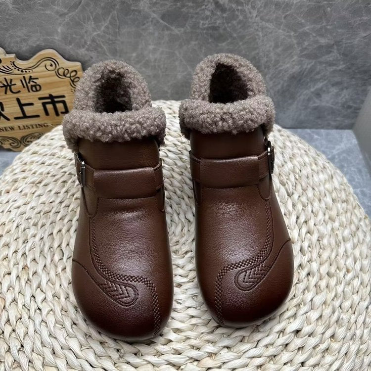 Botines de felpa antideslizante