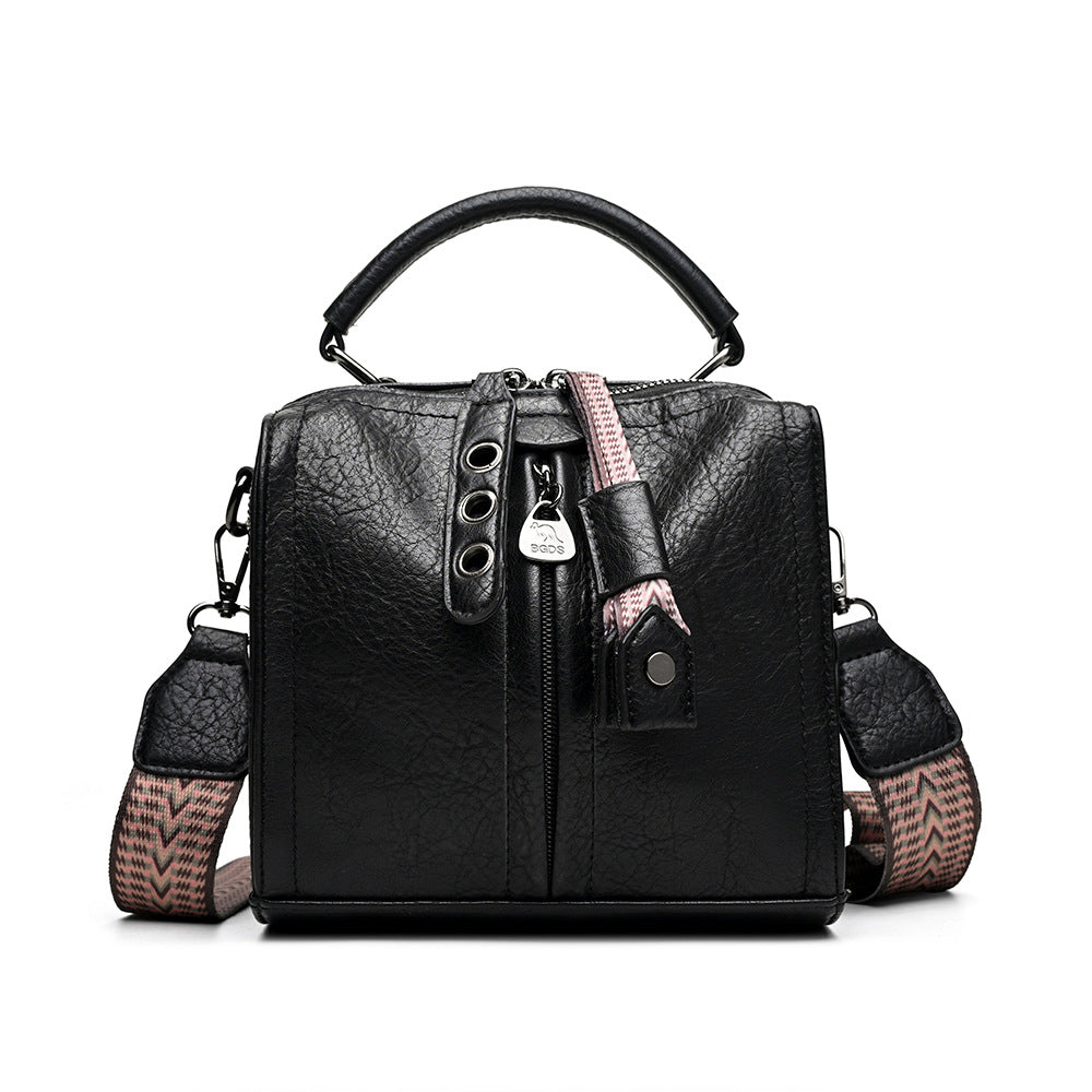 Bolso de hombro bandolera 100% de piel suave