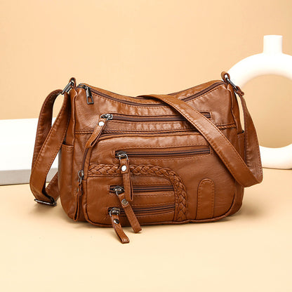 ModaEstila™ |  Bolso bandolera 100% piel auténtica
