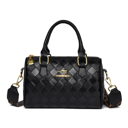 Bolso de cuero acolchado