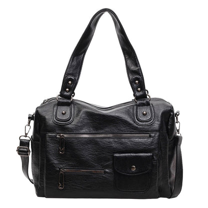 Bolso Vintage para Mujer con Múltiples Bolsillos
