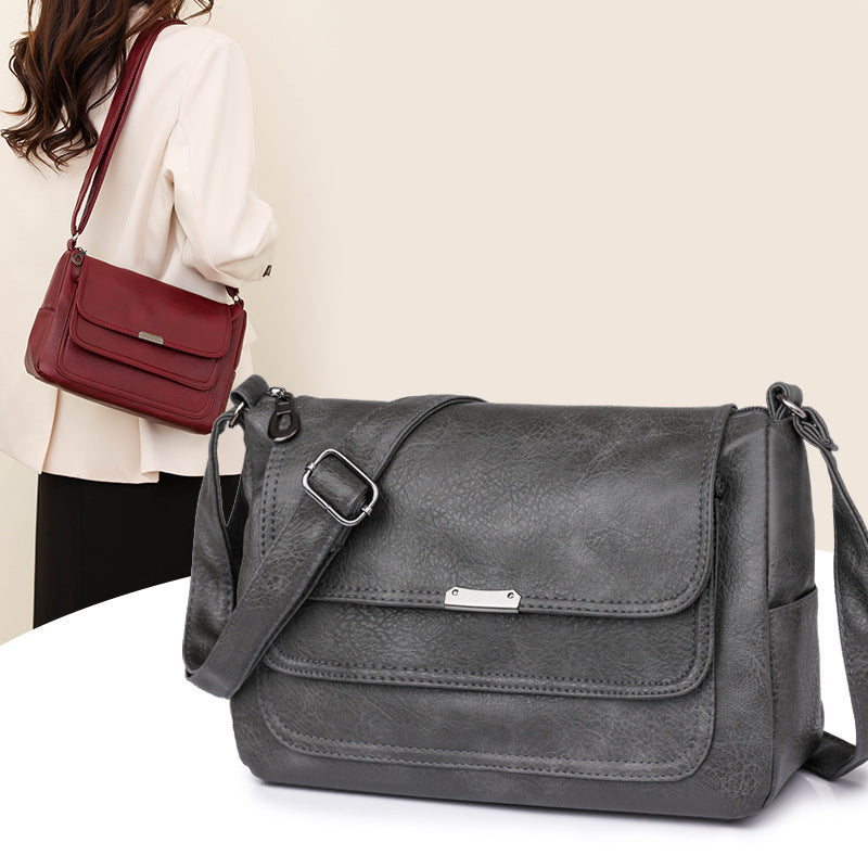 Bolso bandolera de piel suave de alta calidad