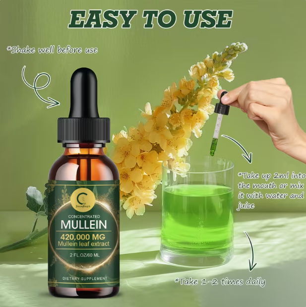 Mullein Drops for Lung Health