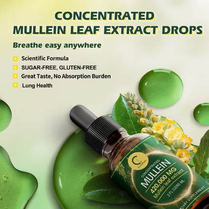 Mullein Drops for Lung Health