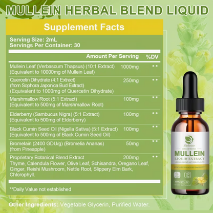 Mullein Drops for Lung Health