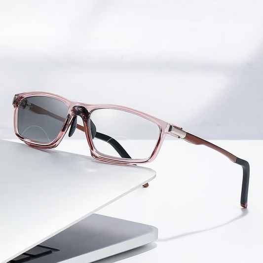 Gafas de lectura bifocales deportivas que cambian de color