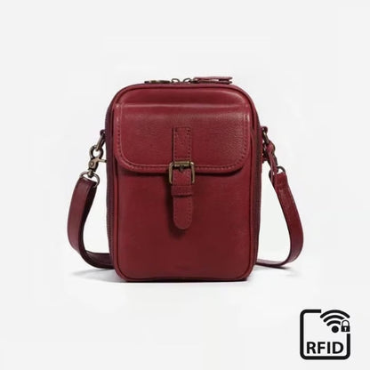 Bolso bandolera de piel
