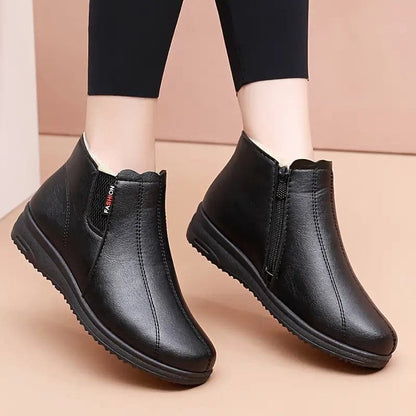 Botas de nieve cortas con forro de felpa