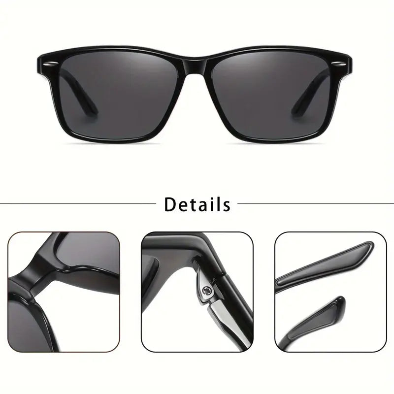 Nuevas gafas de sol polarizadas cuadradas