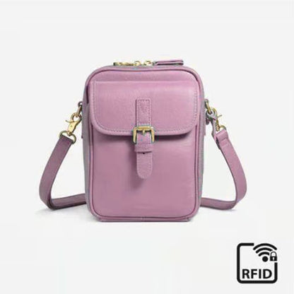 Bolso bandolera de piel