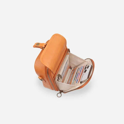 Bolso bandolera de piel